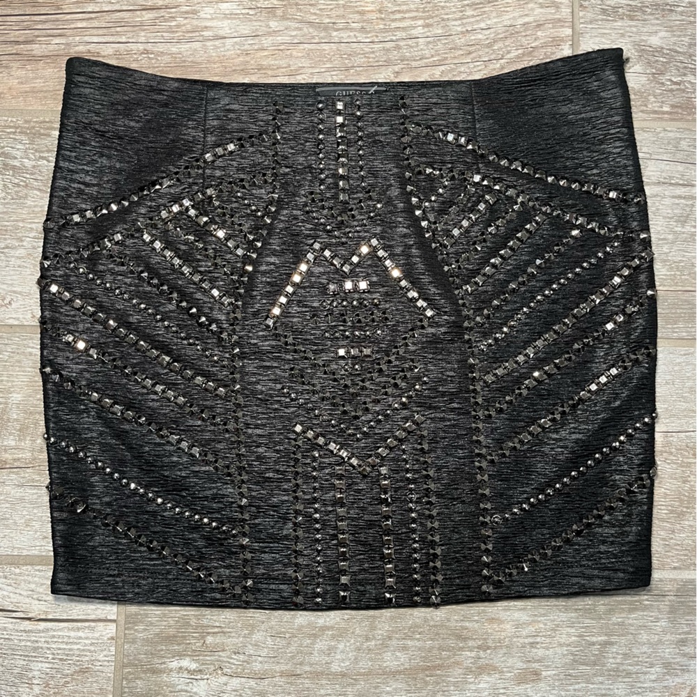 Guess Beaded Mini Skirt
